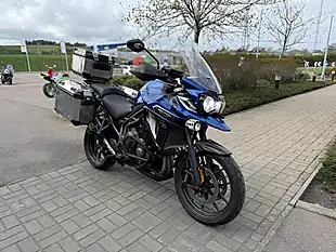 Used 2017 Triumph Tiger Explorer Xrt Blue - Interior and Exterior details 3