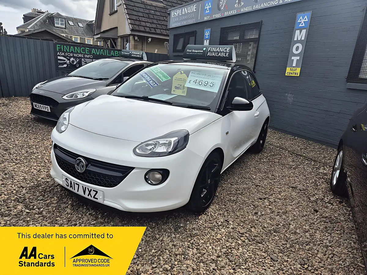 Used 2017 Vauxhall Adam Energised White - Front View