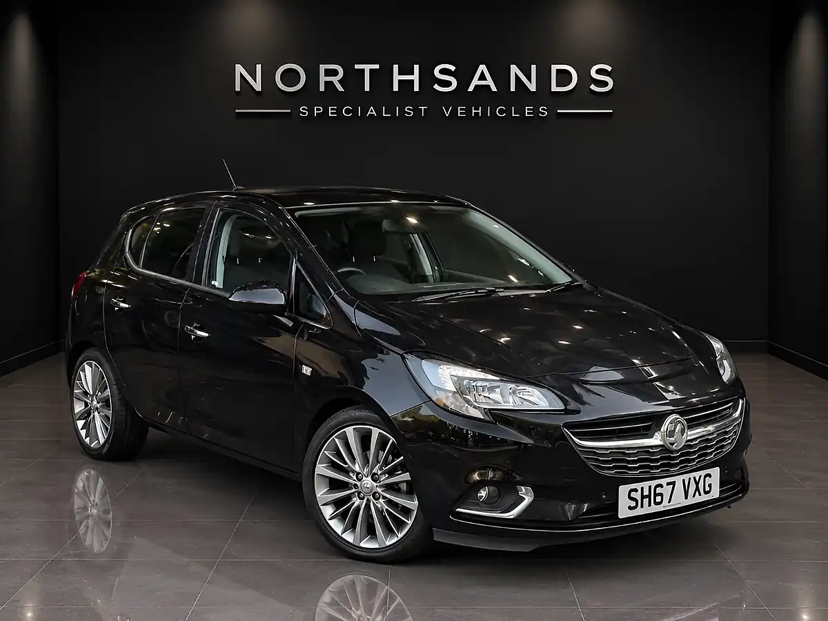 Used 2017 Vauxhall Corsa Diamond Black - Front View