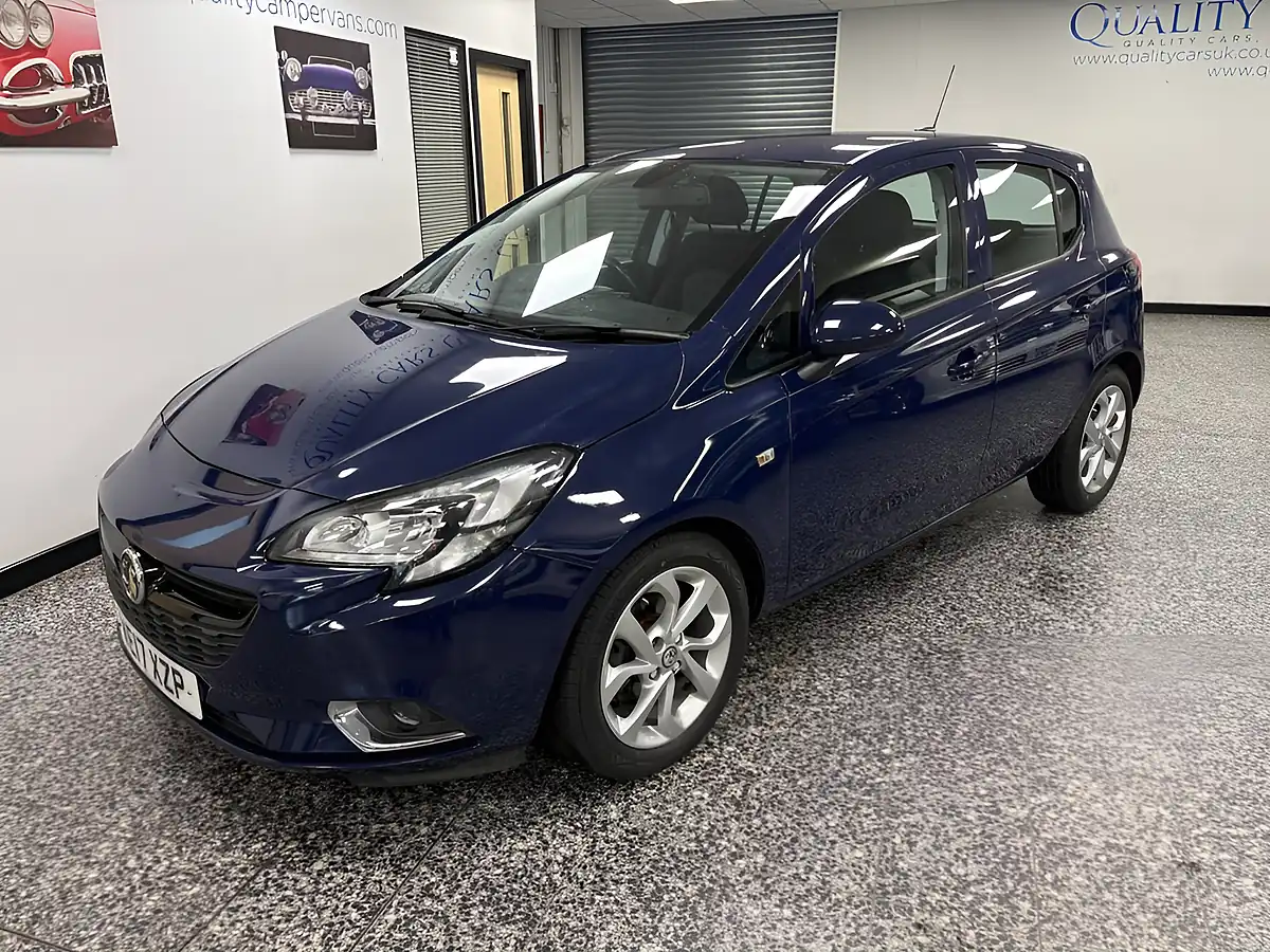 Used 2017 Vauxhall Corsa Energy Blue - Front View