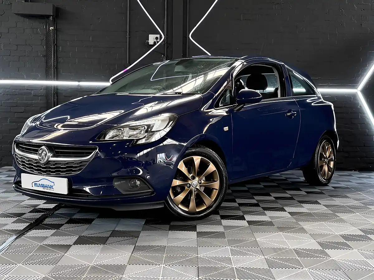Used 2017 Vauxhall Corsa Energy Blue - Front View