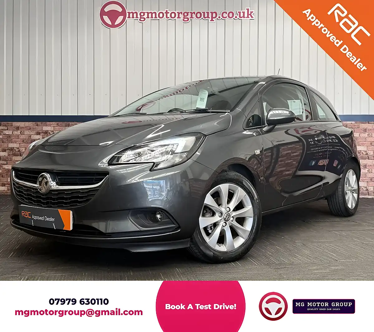 Used 2017 Vauxhall Corsa Energy Quantum Grey - Front View