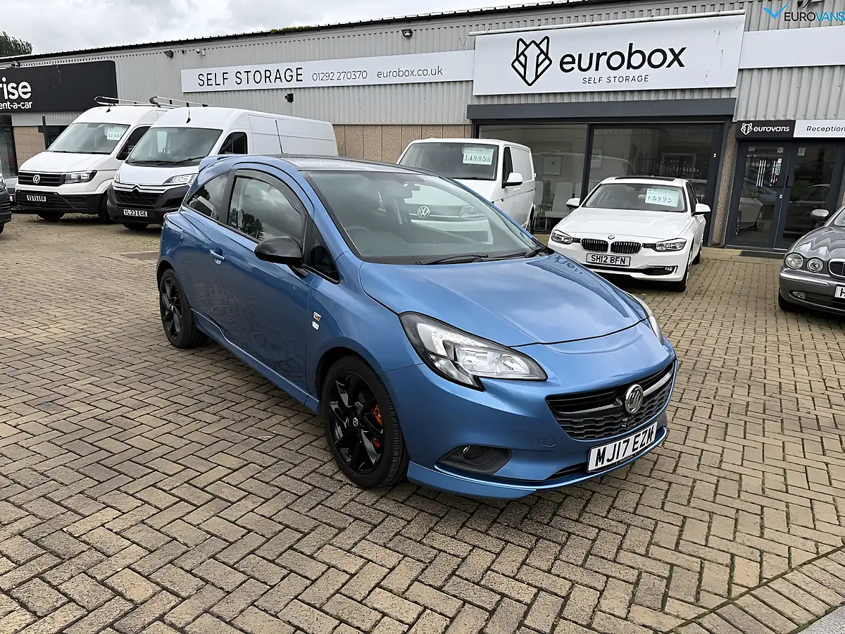 Used 2017 Vauxhall Corsa Limited Edition Blue - Front View