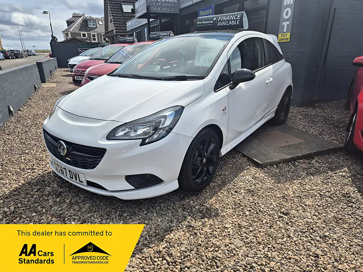 Used 2017 Vauxhall Corsa Limited Edition White - Front View