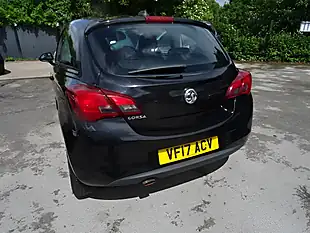 Used 2017 Vauxhall Corsa Sri Black - Interior and Exterior details 8