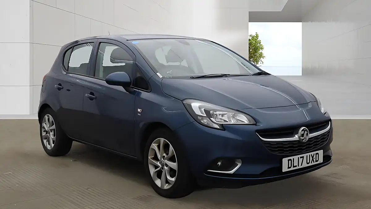 Used 2017 Vauxhall Corsa Sri Blue - Front View