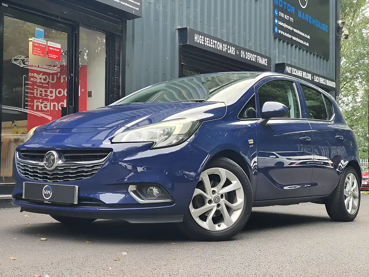 Used 2017 Vauxhall Corsa Sri Blue - Front View
