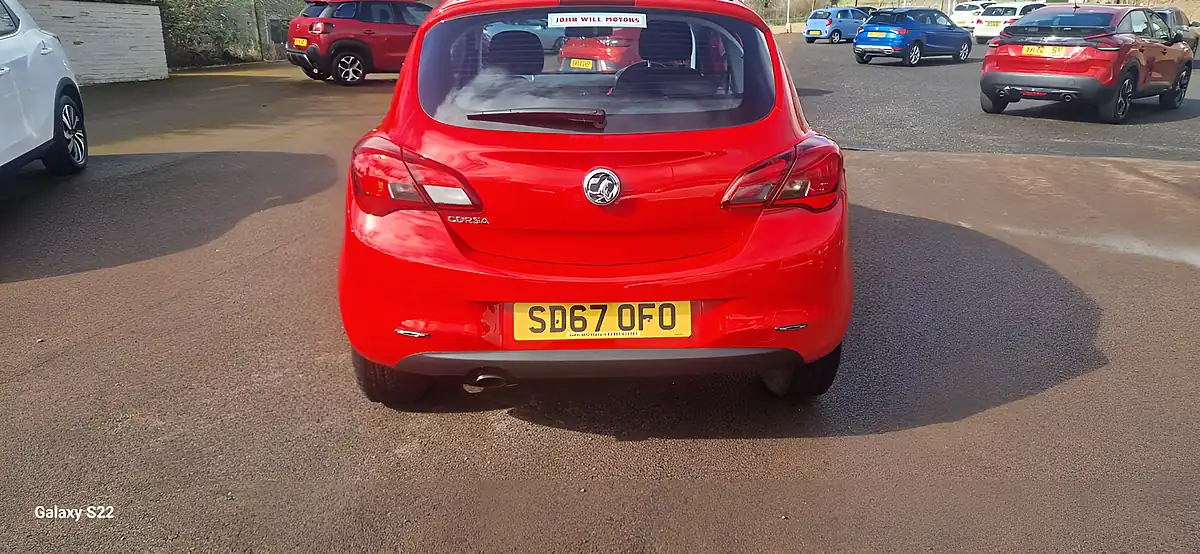 Used 2017 Vauxhall Corsa Sri Red - Interior and Exterior details 10