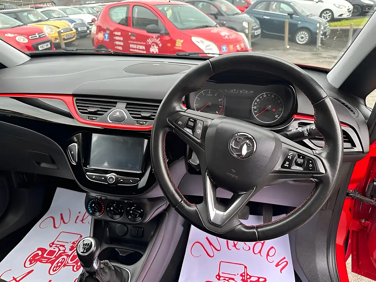 Used 2017 Vauxhall Corsa Sri Red - Interior and Exterior details 12