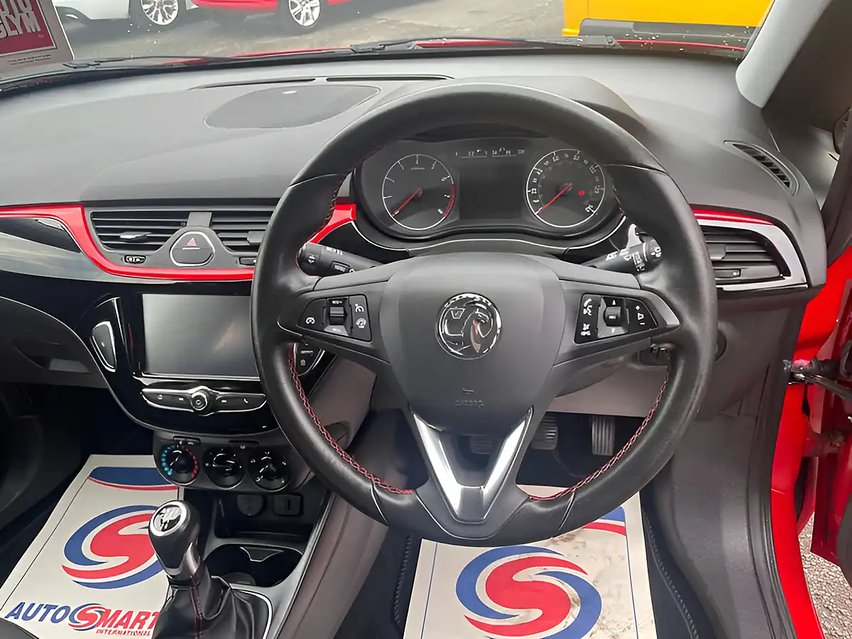 Used 2017 Vauxhall Corsa Sri Red - Interior and Exterior details 11