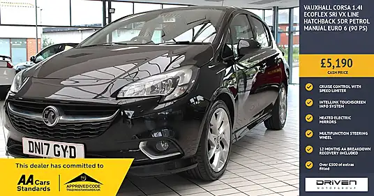 2017 Vauxhall Corsa SRi 1.4i ecoFLEX