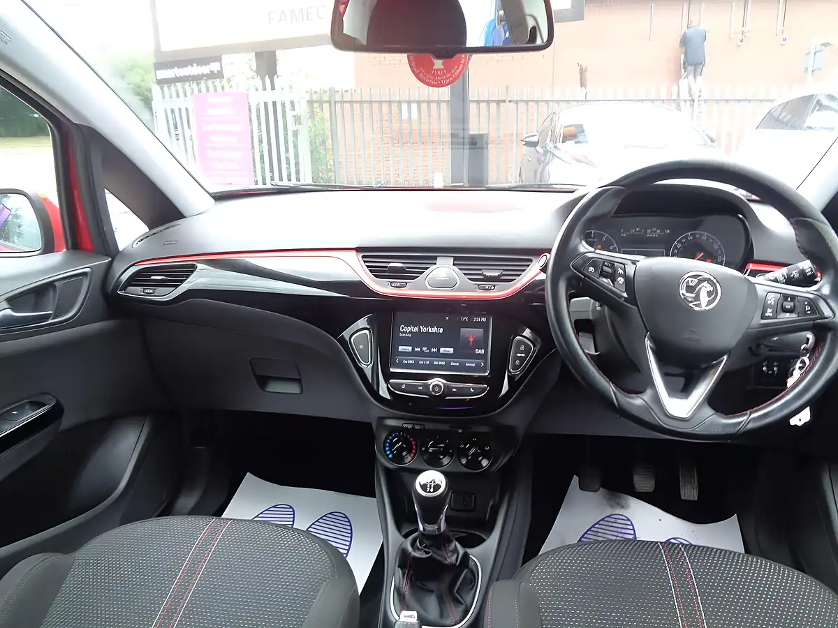 Used 2017 Vauxhall Corsa Sri Vx Line Red - Interior and Exterior details 13