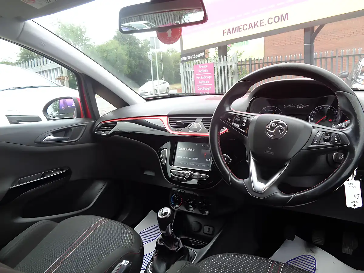 Used 2017 Vauxhall Corsa Sri Vx Line Red - Interior and Exterior details 14