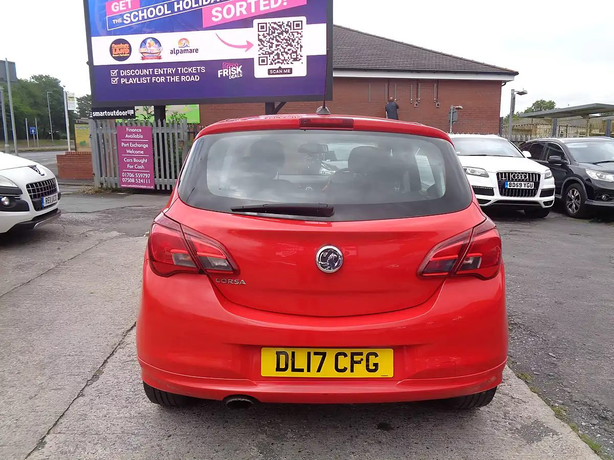 Used 2017 Vauxhall Corsa Sri Vx Line Red - Interior and Exterior details 5