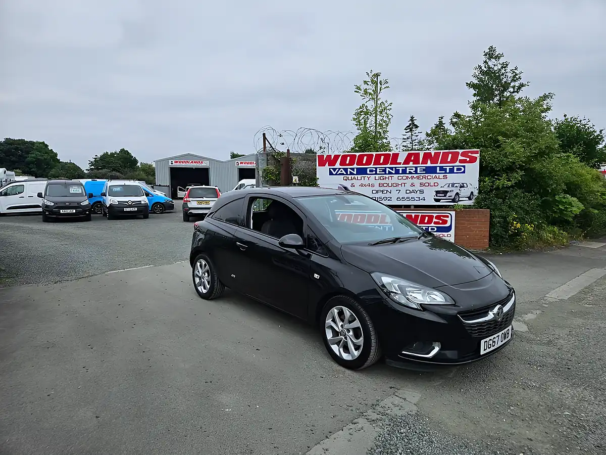 Used 2017 Vauxhall Corsa Van Sportive Black - Front View