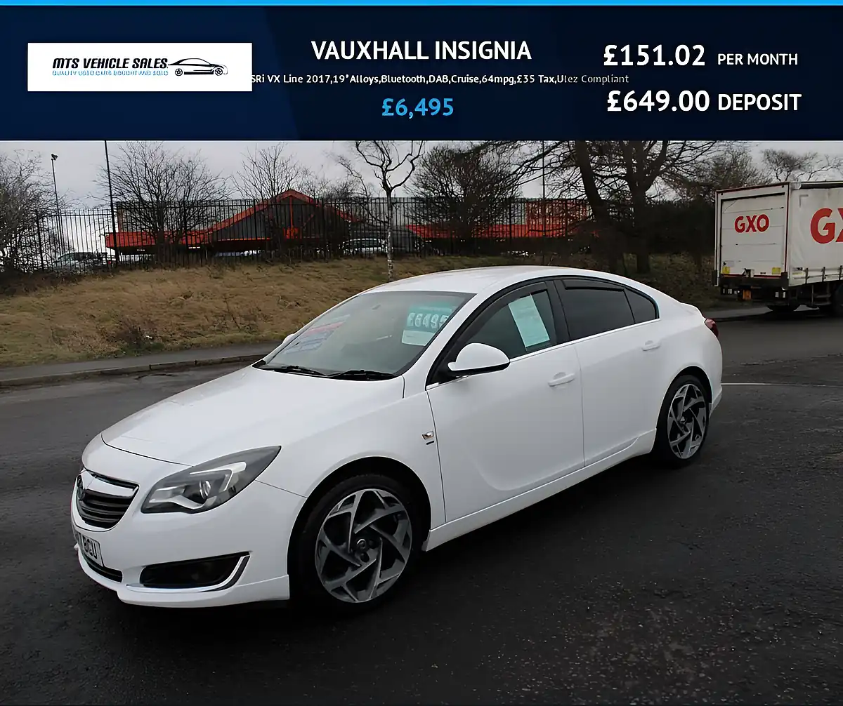 Used 2017 Vauxhall Insignia Sri Vx Line White - Front View