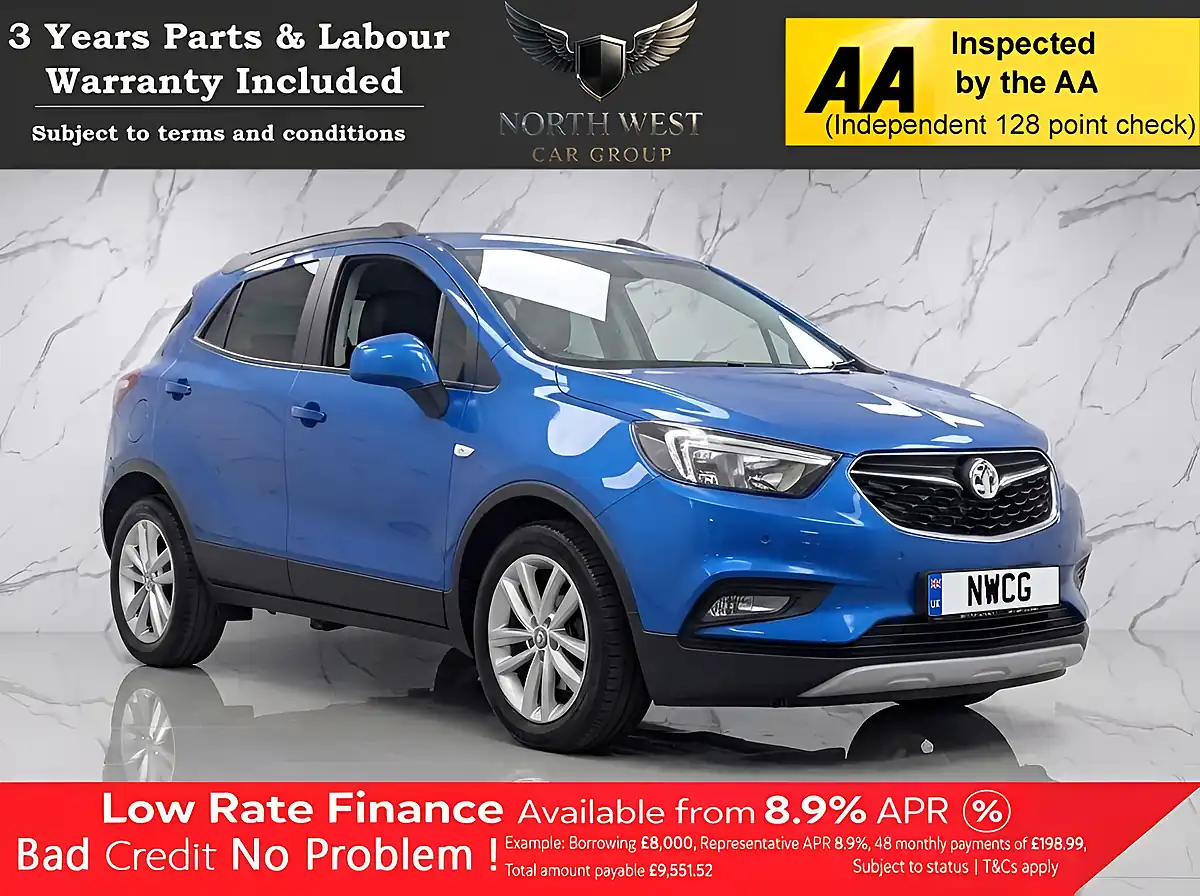 Used 2017 Vauxhall Mokka X Active Blue - Front View