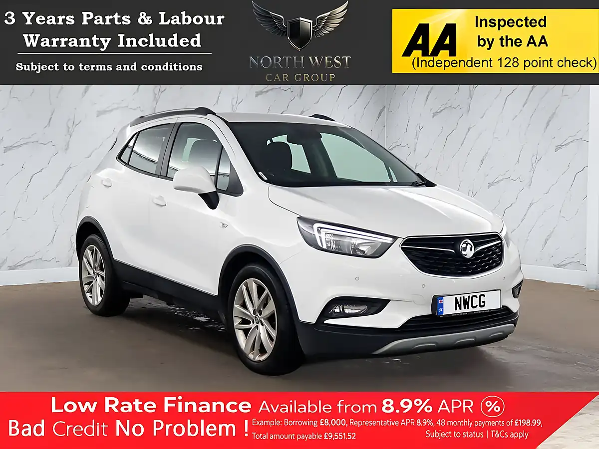 Used 2017 Vauxhall Mokka X Active White - Front View