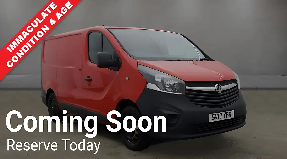 Used 2017 Vauxhall Vivaro 2700 Red - Front View