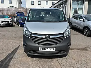 Used 2017 Vauxhall Vivaro Combi Van Double Cab Silver - Interior and Exterior details 8