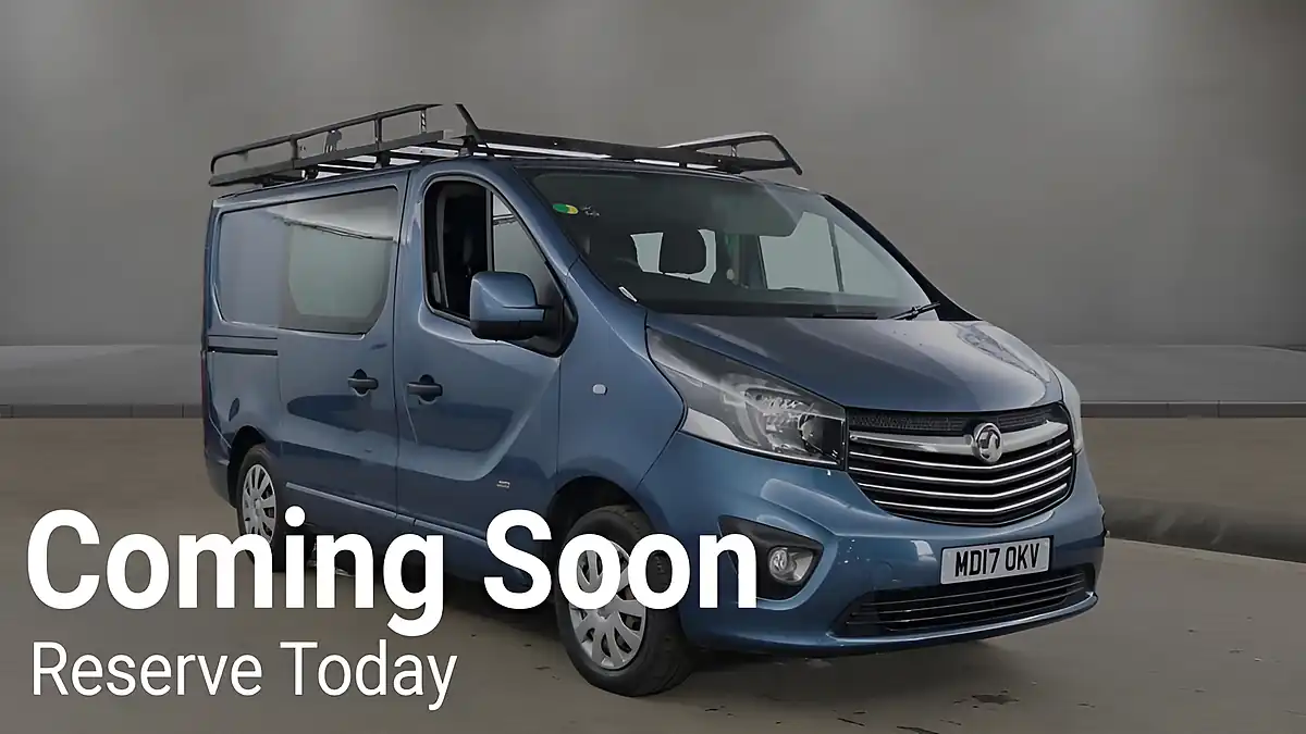 Used 2017 Vauxhall Vivaro Sportive Blue - Front View