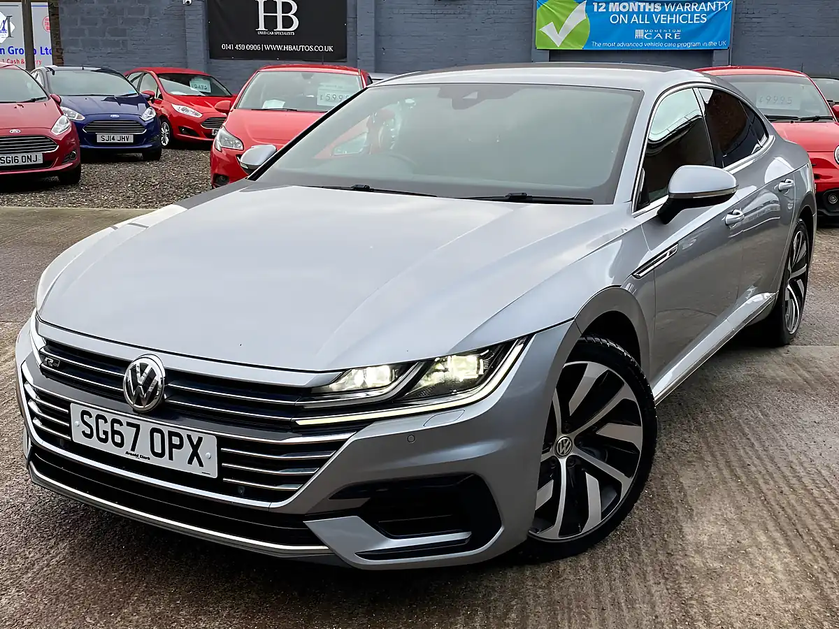 Used 2017 Volkswagen Arteon R-Line Silver - Front View