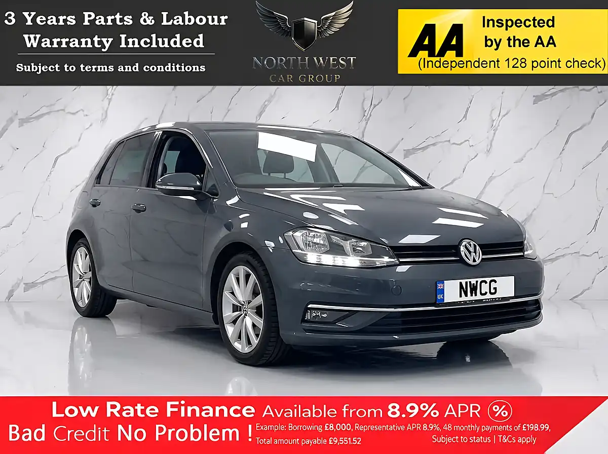 Used 2017 Volkswagen Golf GT Grey - Front View