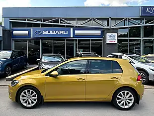 Used 2017 Volkswagen Golf GT Yellow - Interior and Exterior details 2