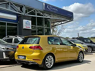 Used 2017 Volkswagen Golf GT Yellow - Interior and Exterior details 4
