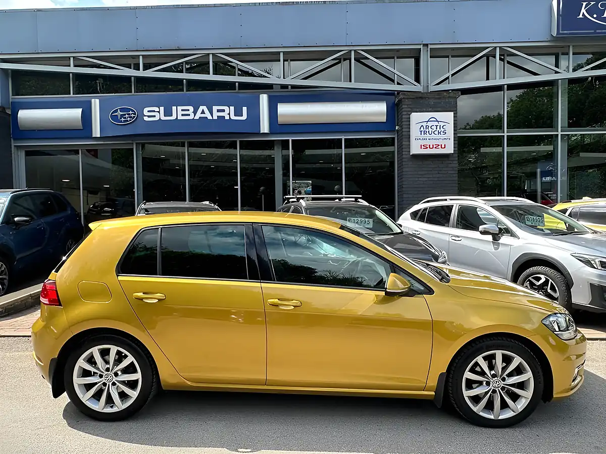 Used 2017 Volkswagen Golf GT Yellow - Interior and Exterior details 5