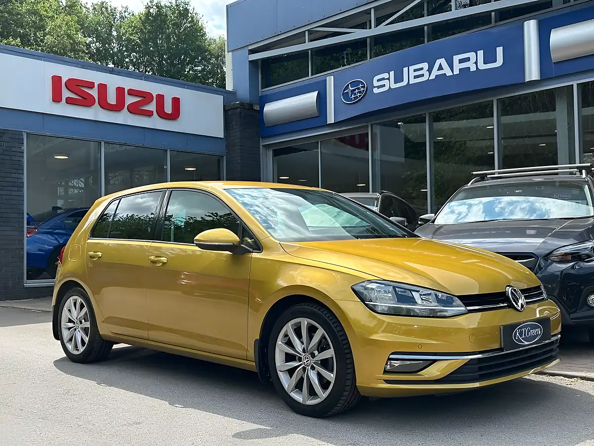 Used 2017 Volkswagen Golf GT Yellow - Interior and Exterior details 6