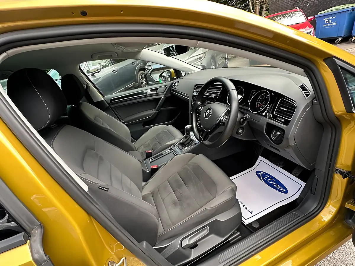 Used 2017 Volkswagen Golf GT Yellow - Interior and Exterior details 8