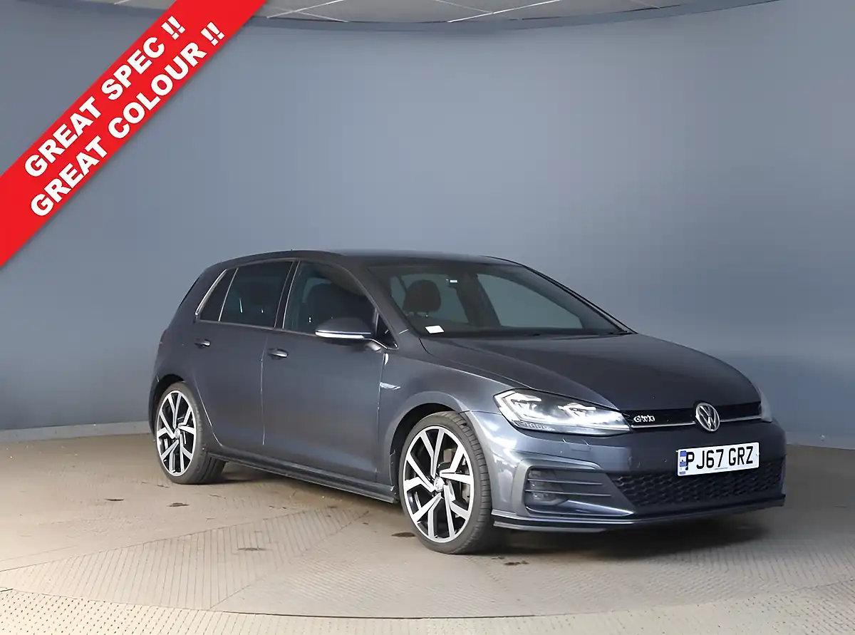 Used 2017 Volkswagen Golf Gtd Blue - Front View