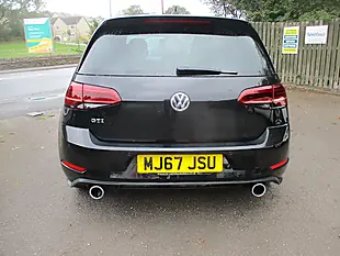 Used 2017 Volkswagen Golf GTI Black - Interior and Exterior details 6