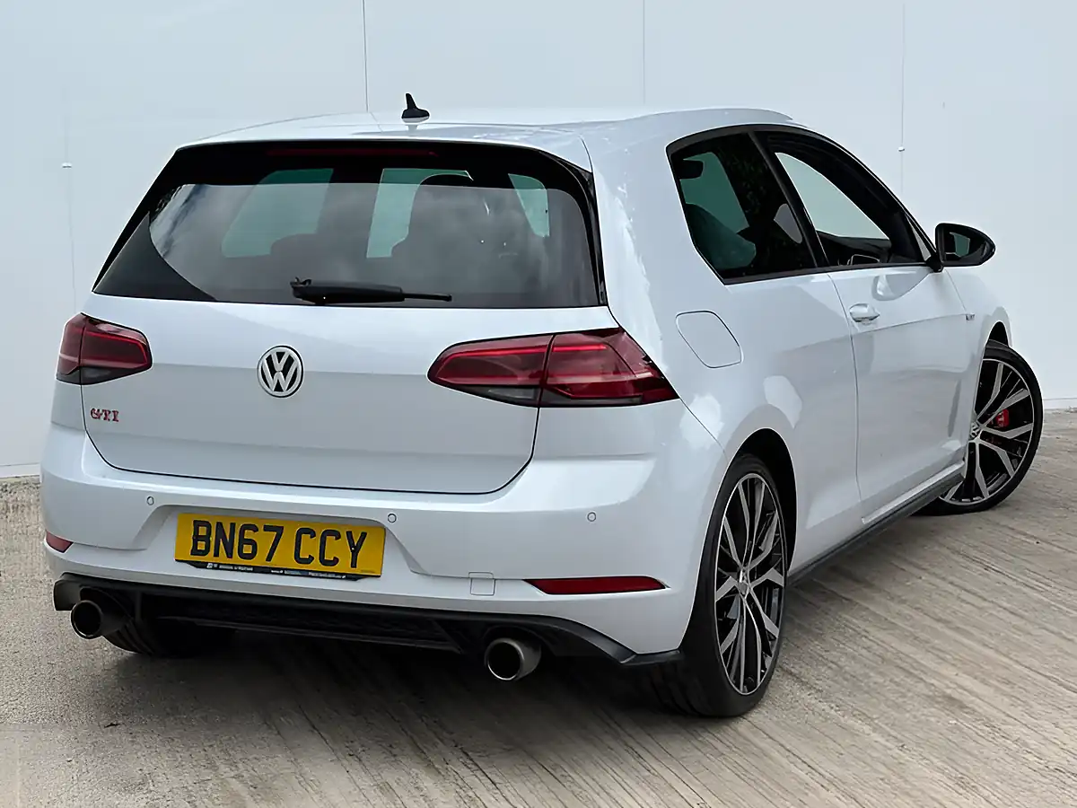 Used 2017 Volkswagen Golf GTI Performance White Silver - Interior and Exterior details 2