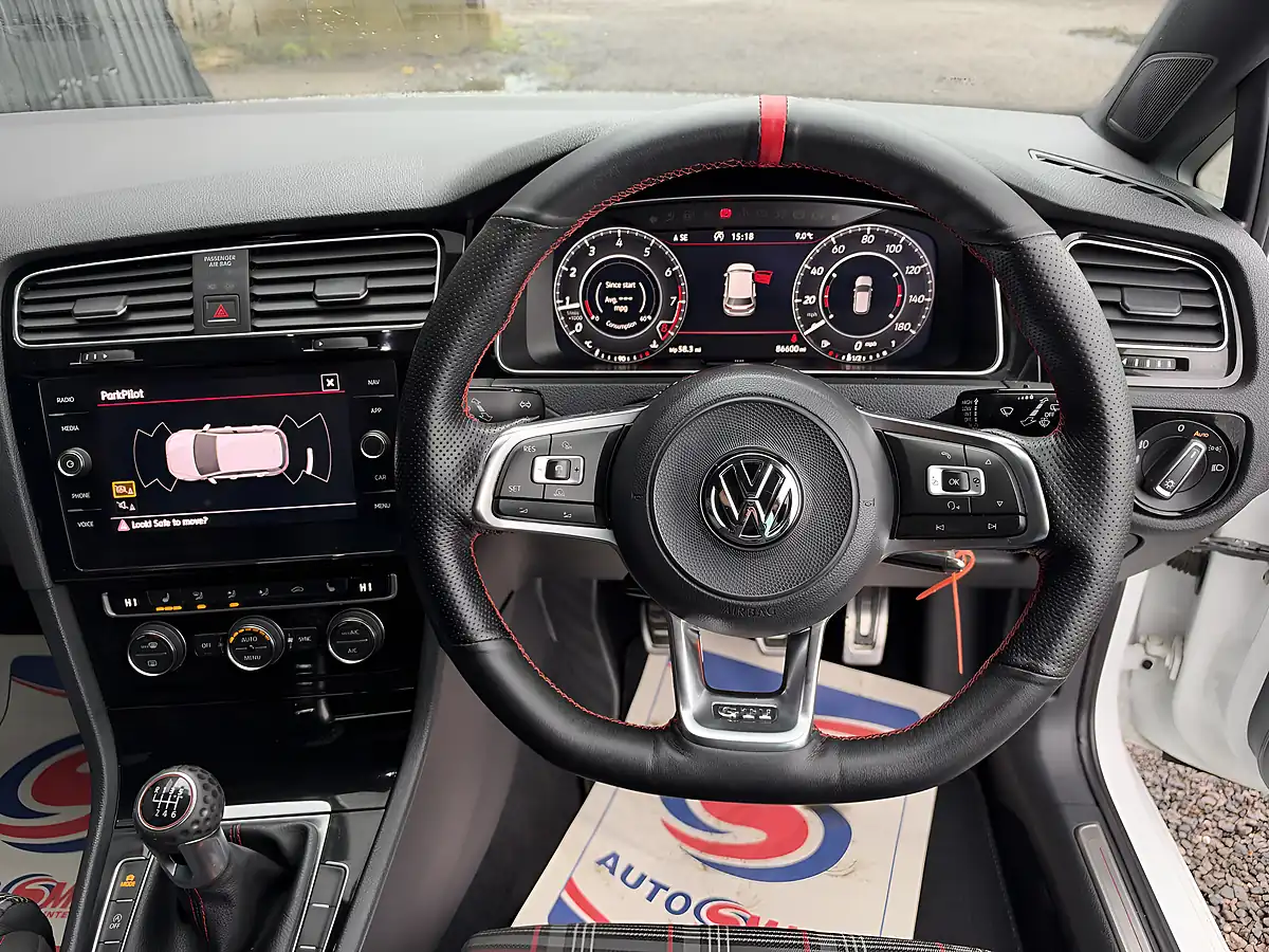 Used 2017 Volkswagen Golf GTI White - Interior and Exterior details 13