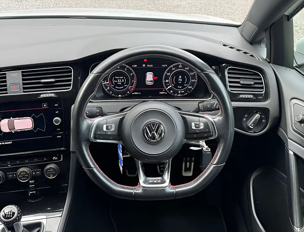Used 2017 Volkswagen Golf GTI White Silver - Interior and Exterior details 10