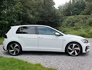 Used 2017 Volkswagen Golf GTI White Silver - Interior and Exterior details 2