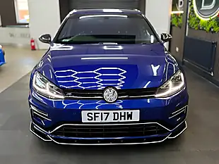 Used 2017 Volkswagen Golf R Blue - Interior and Exterior details 5