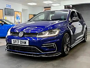 Used 2017 Volkswagen Golf R Blue - Interior and Exterior details 6