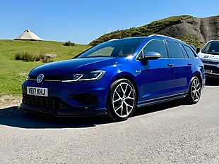 Used 2017 Volkswagen Golf R Blue - Interior and Exterior details 11
