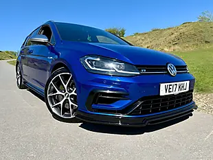 Used 2017 Volkswagen Golf R Blue - Interior and Exterior details 6