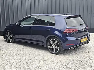 Used 2017 Volkswagen Golf R Blue - Interior and Exterior details 2
