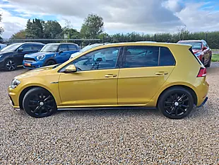 Used 2017 Volkswagen Golf R-Line Yellow - Interior and Exterior details 11