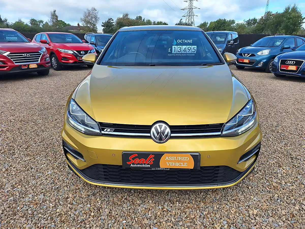 Used 2017 Volkswagen Golf R-Line Yellow - Interior and Exterior details 3
