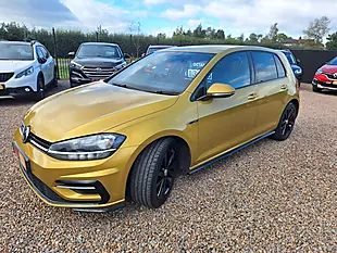 Used 2017 Volkswagen Golf R-Line Yellow - Interior and Exterior details 6