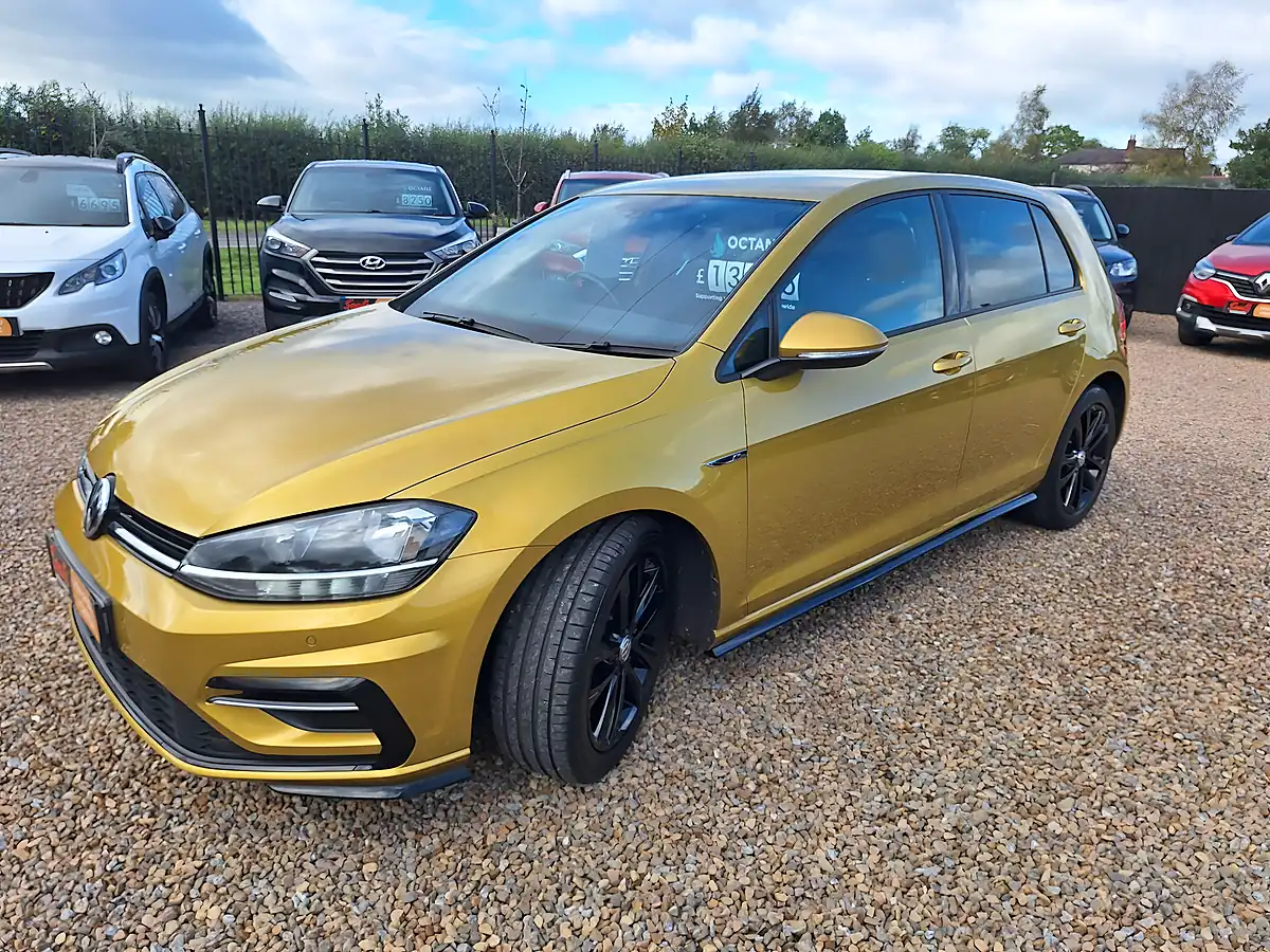 Used 2017 Volkswagen Golf R-Line Yellow - Interior and Exterior details 6