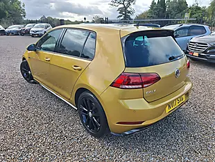 Used 2017 Volkswagen Golf R-Line Yellow - Interior and Exterior details 8