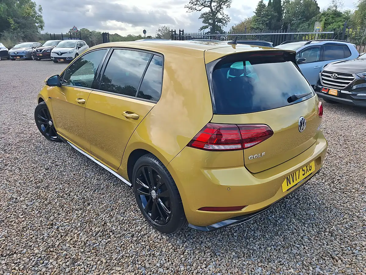 Used 2017 Volkswagen Golf R-Line Yellow - Interior and Exterior details 8