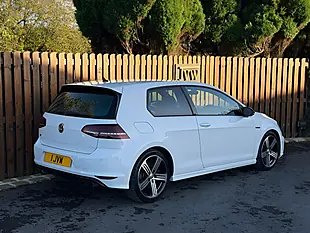 Used 2017 Volkswagen Golf R White - Interior and Exterior details 10